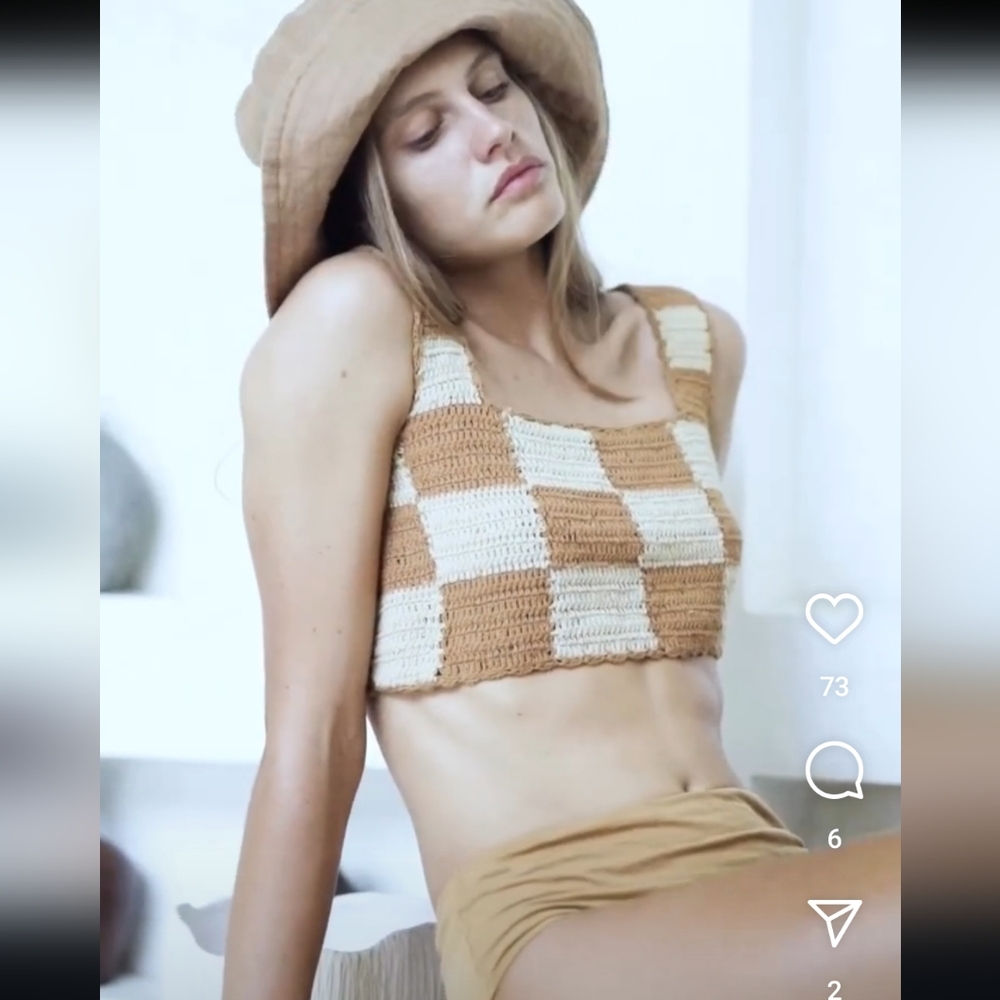 Opia crochet crop top